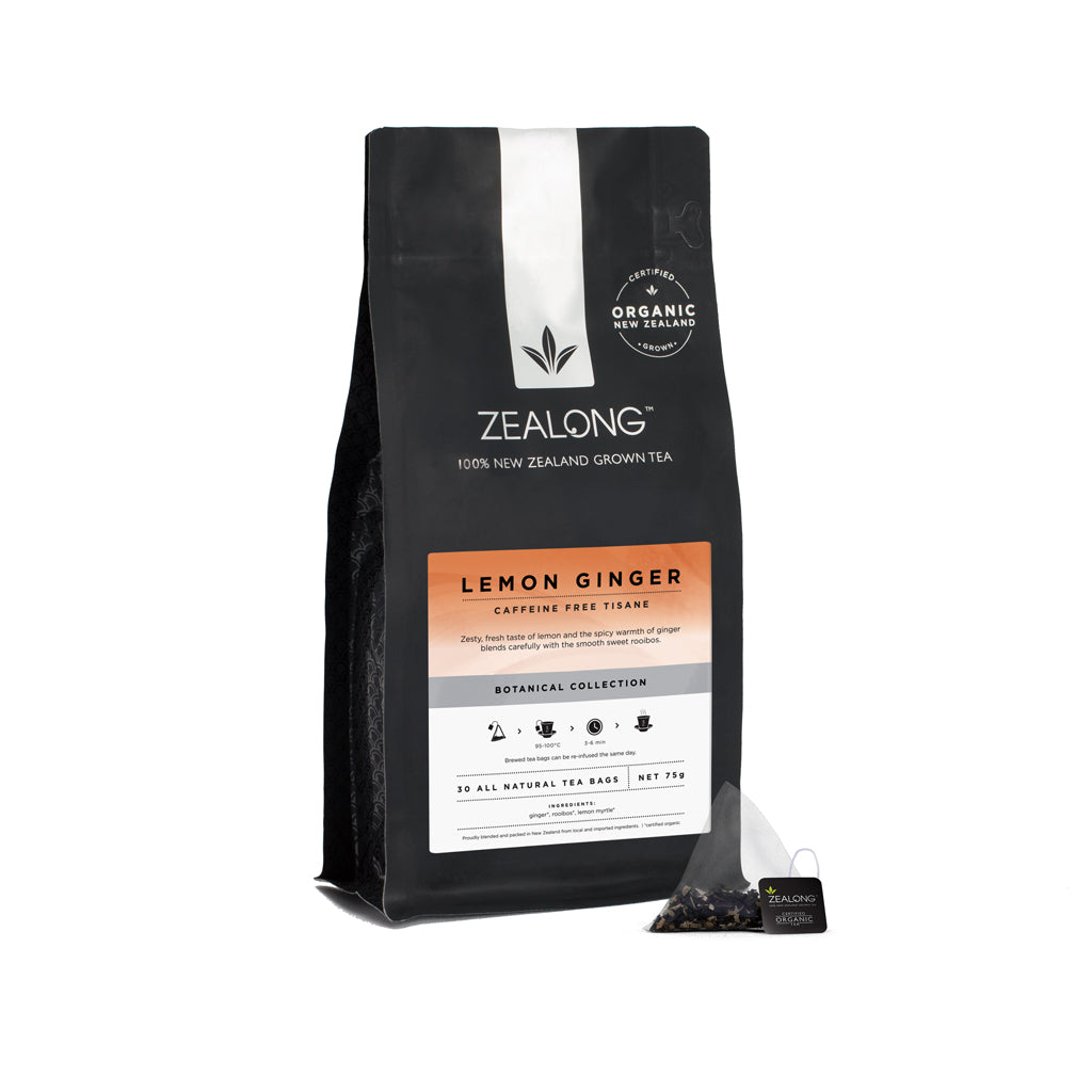 PURE ORGANIC ROOIBOS TEA WITH LEMON AND GINGER - Zealong – Taria