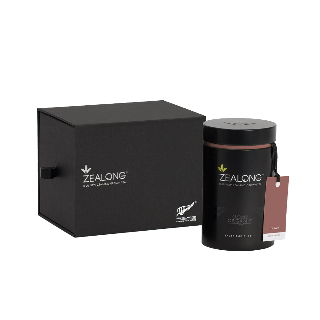 Premium Zealong Circular Tea Tins, Organic
