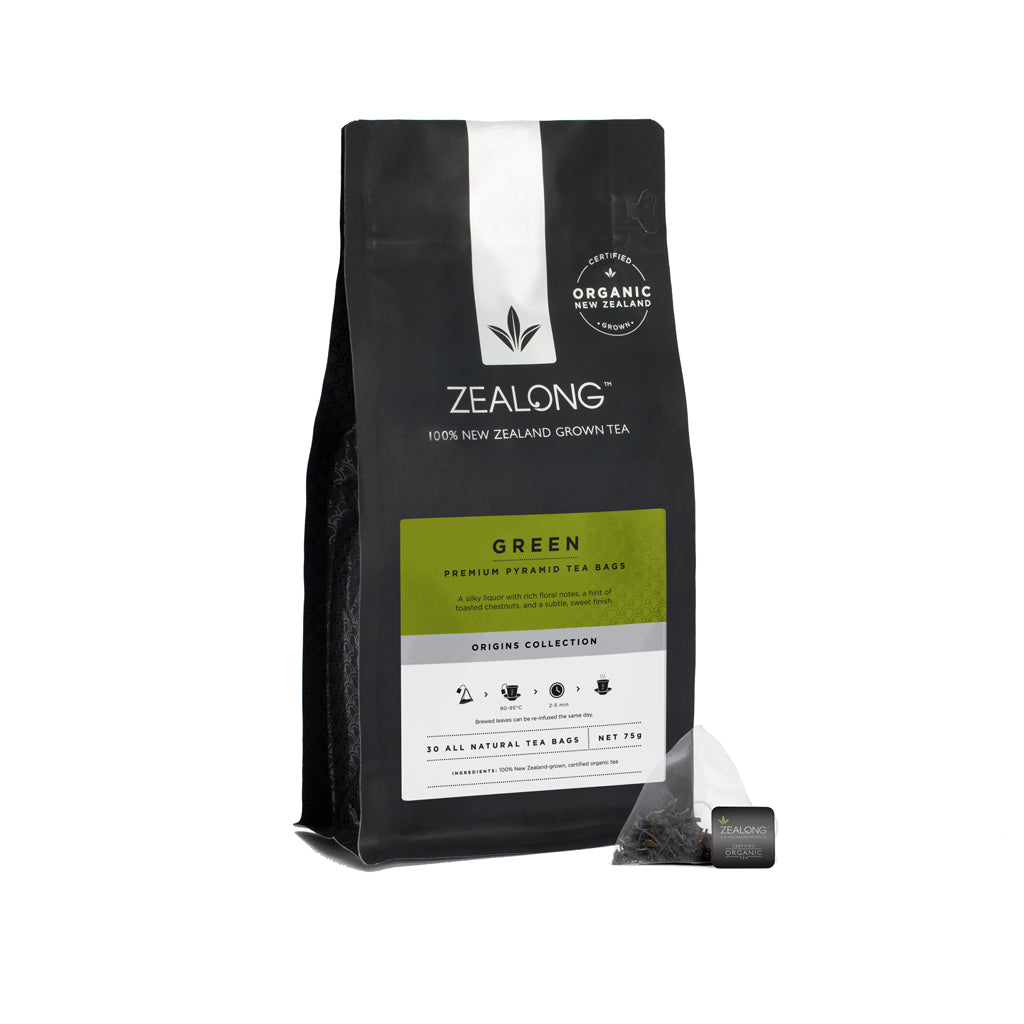 Zealong ORGANIC GREEN TEA, hospitality tea bags