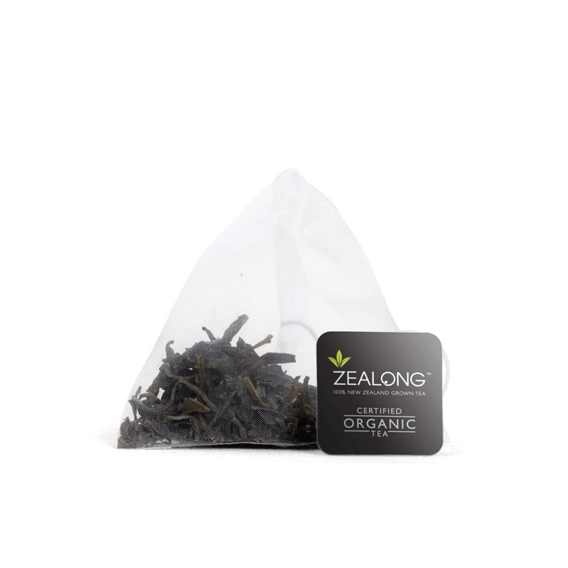 Zealong ORGANIC GREEN TEA, compostable tea bag