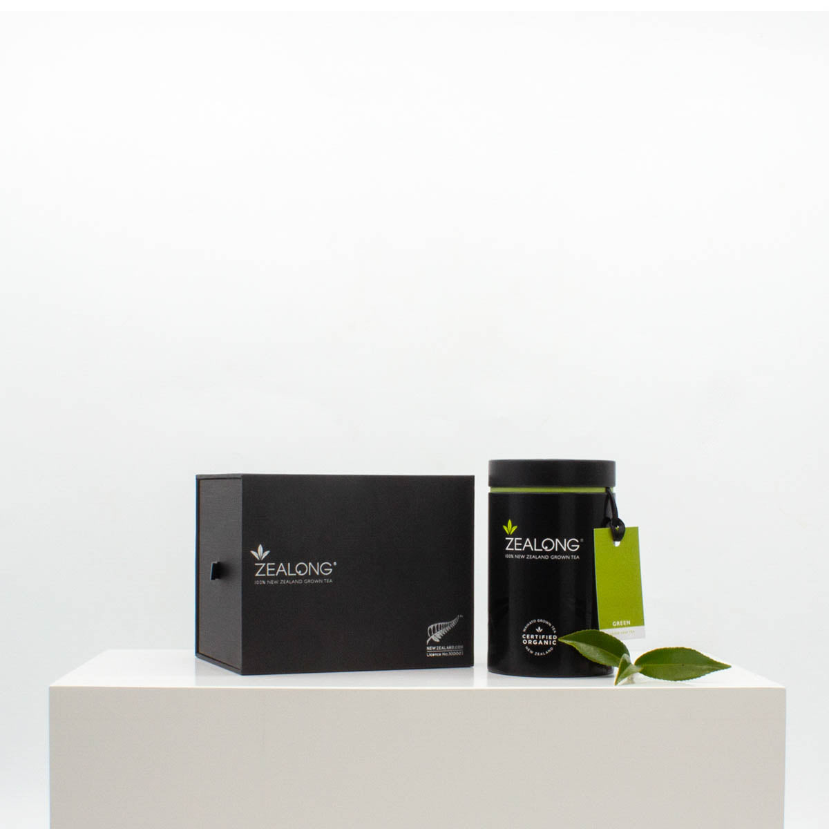Premium Zealong Circular Tea Tins, Organic